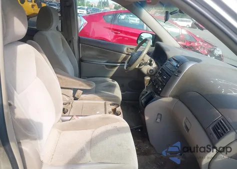 2007 Toyota Sienna Le из США, поврежденный, VIN 5TDZK23C57S098808